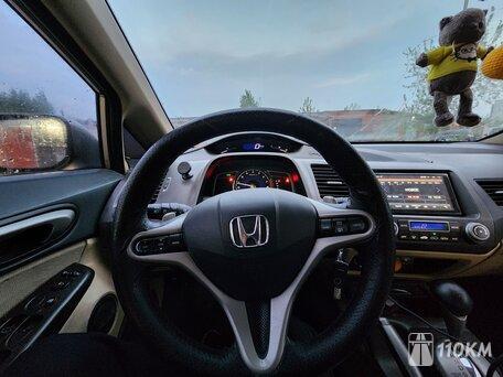Honda, Civic, 1800, 155, бензин, седан, автомат, передний привод, среднее состояние, левый, серый, 300 000 ₽