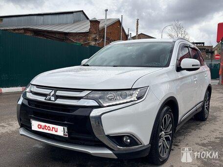 Mitsubishi, Outlander, 2000, 146, бензин, внедорожник, вариатор, полный привод, среднее состояние, левый, белый, 2 050 000 ₽